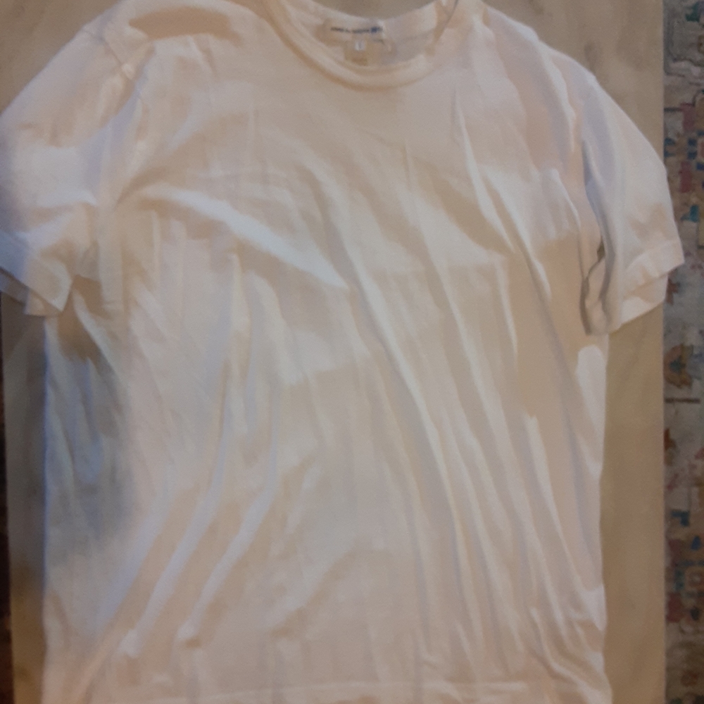 A Comme Des Gracon basic short sleeve shirt.